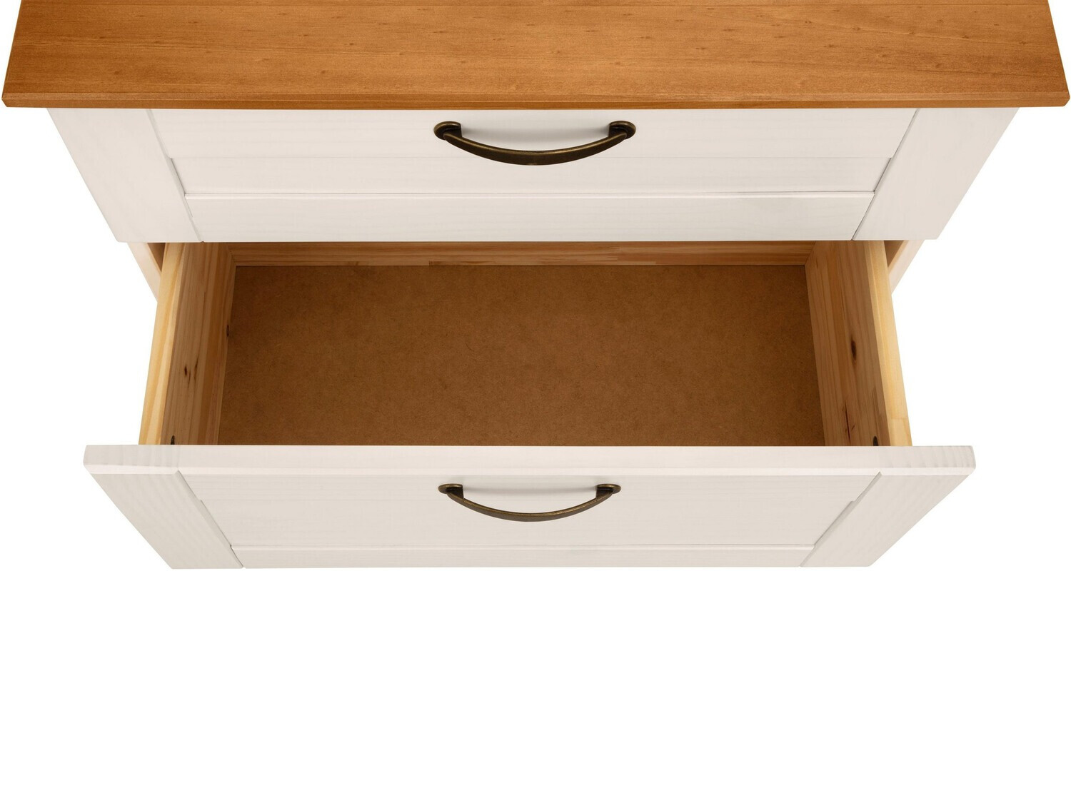 Samostojeći kupaonski ormarić za umivaonik Ophlevu 102 (Bijela + Hrast u boji meda)