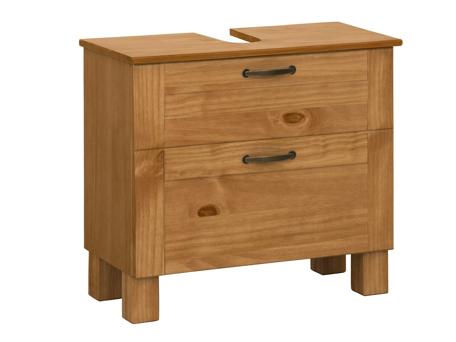 Samostojeći kupaonski ormarić za umivaonik Ophlevu 102 (Bor)