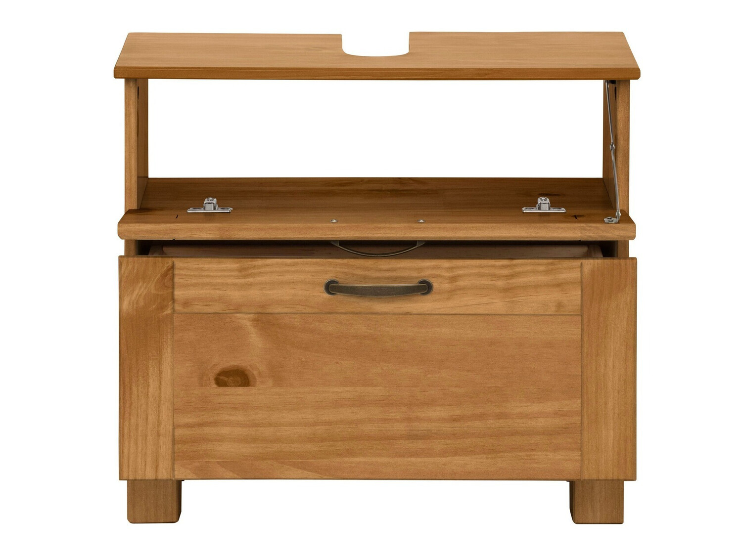 Samostojeći kupaonski ormarić za umivaonik Ophlevu 102 (Bor)