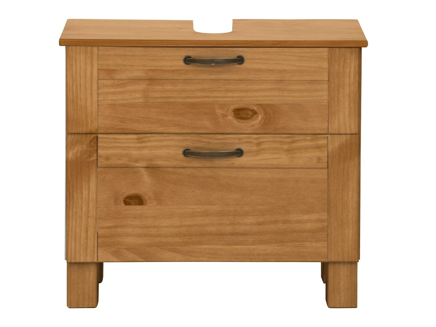 Samostojeći kupaonski ormarić za umivaonik Ophlevu 102 (Bor)