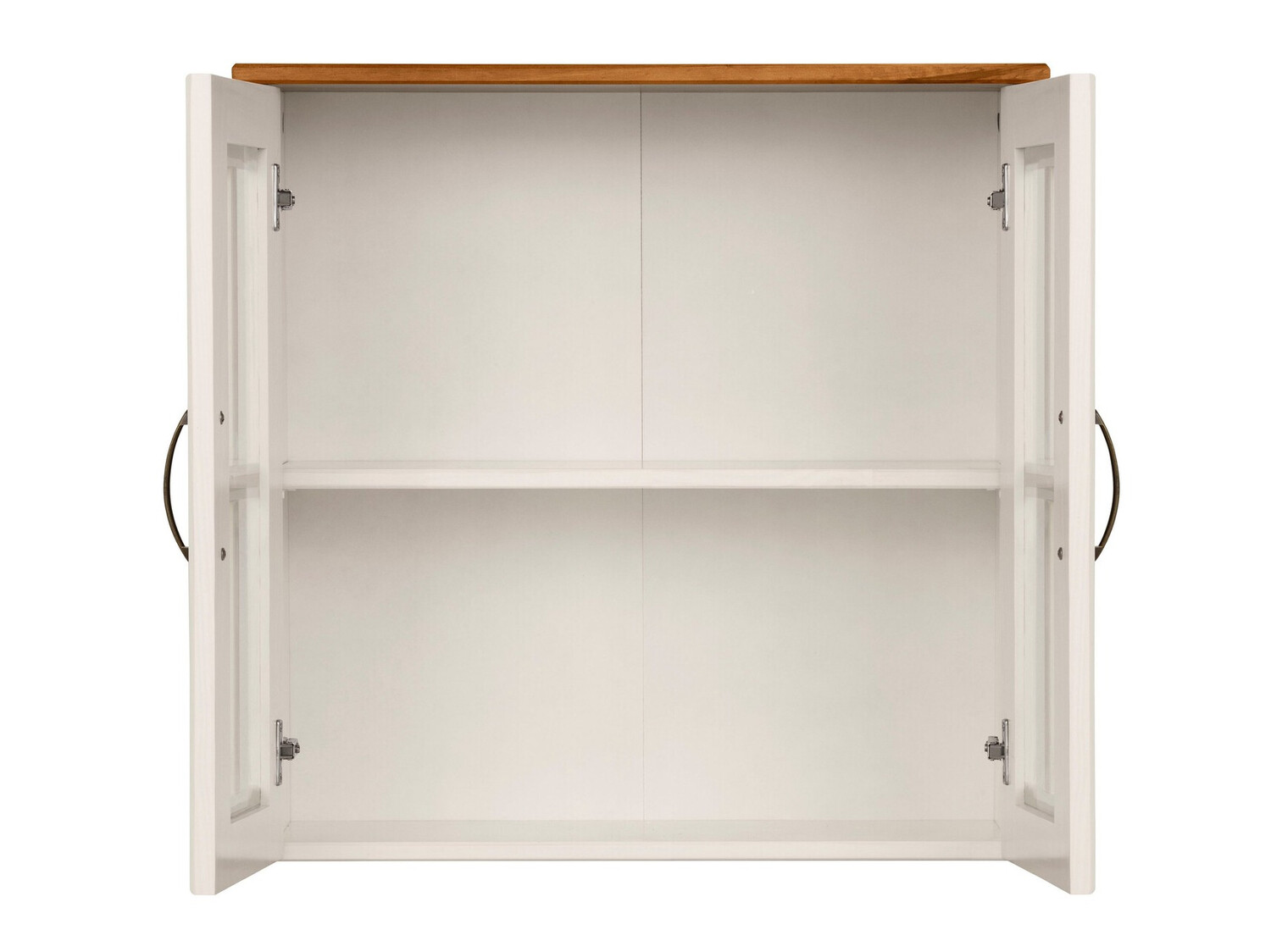 Zidni ormarić Ophlevu 104 (Bijela + Hrast u boji meda)