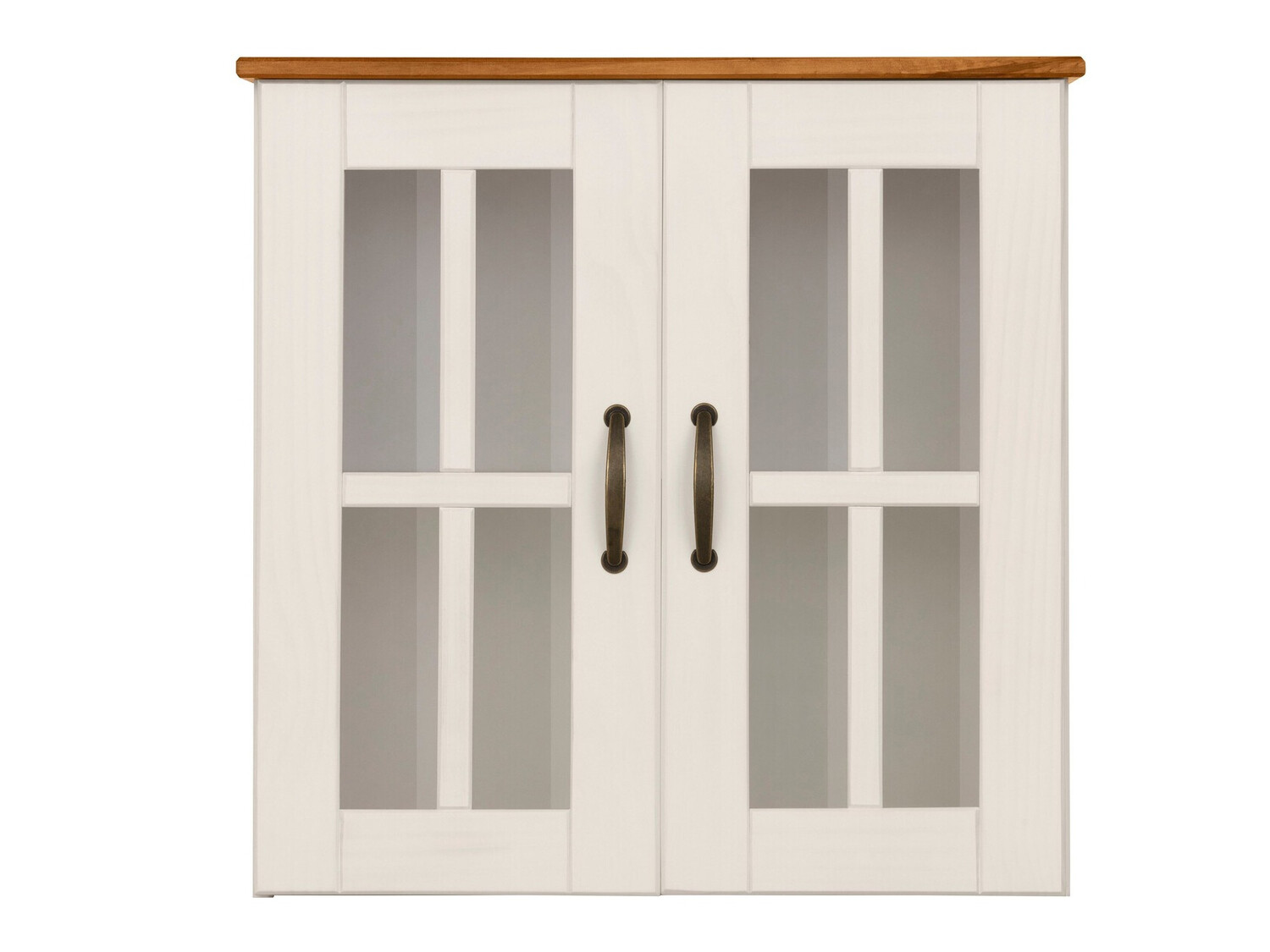 Zidni ormarić Ophlevu 104 (Bijela + Hrast u boji meda)