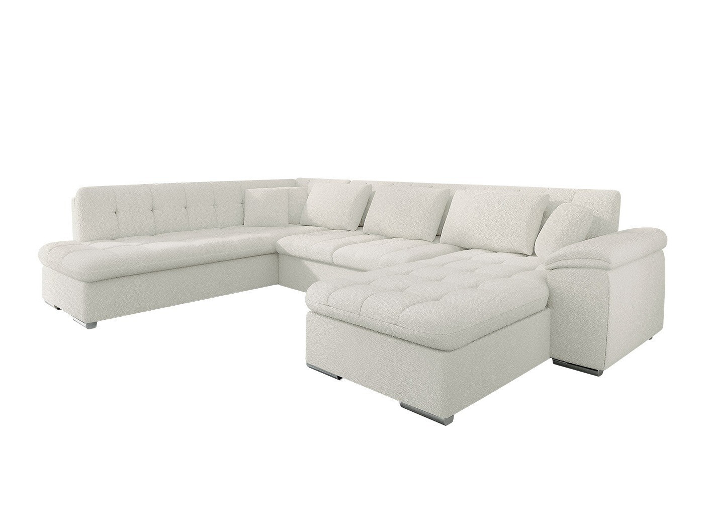 Kutna garnitura Comfivo Gemma V (Boucle Baloo 2073)