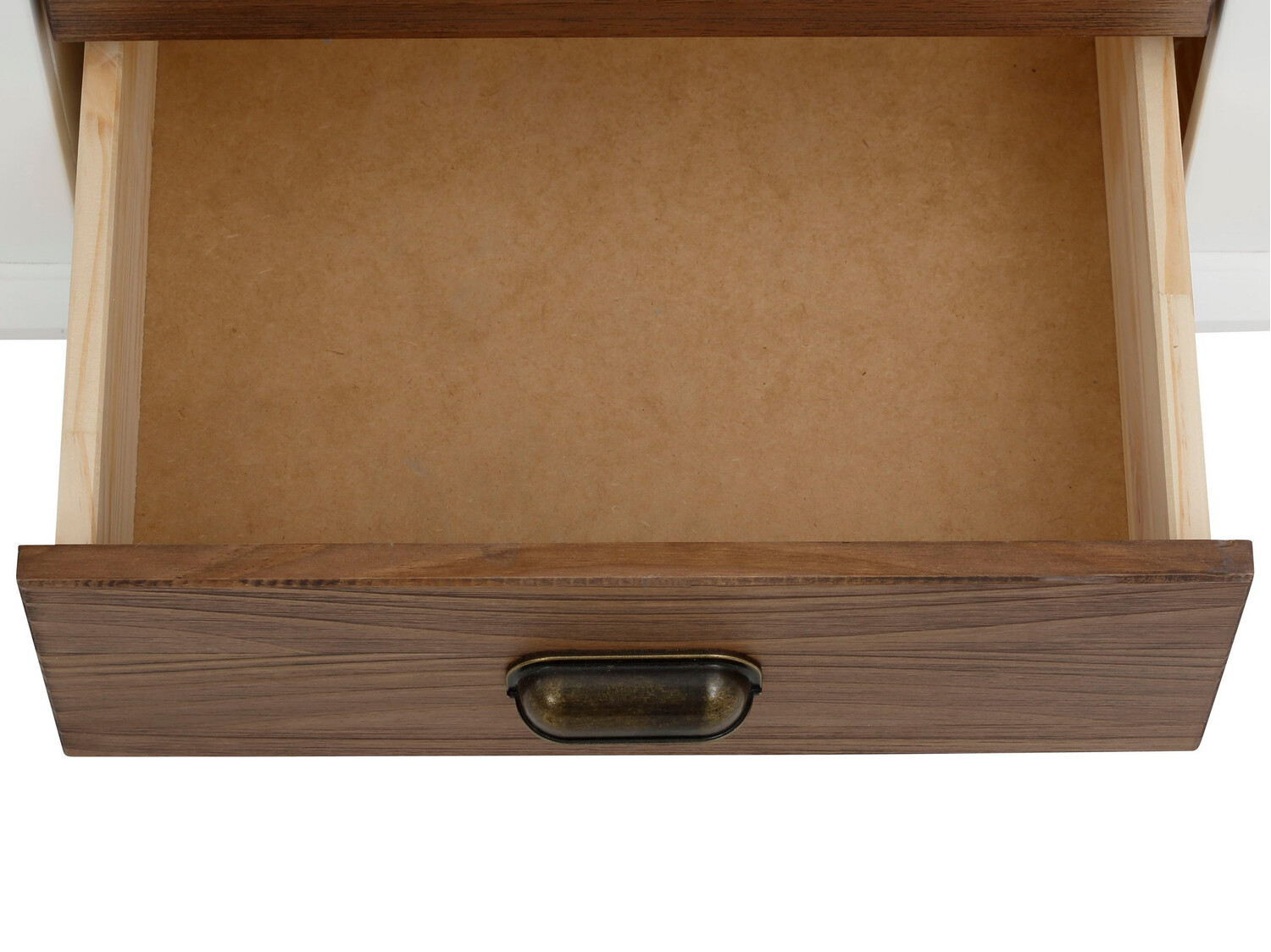 Komoda Tivmeri 103 (Bijela + Smeđa)