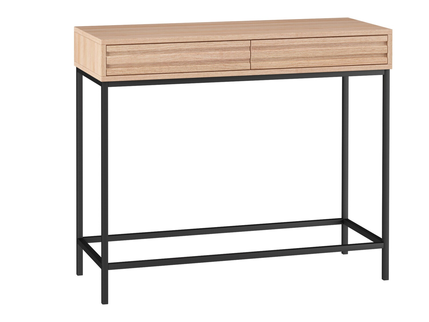 Konzola Denton 846 (Crna + Hrast)