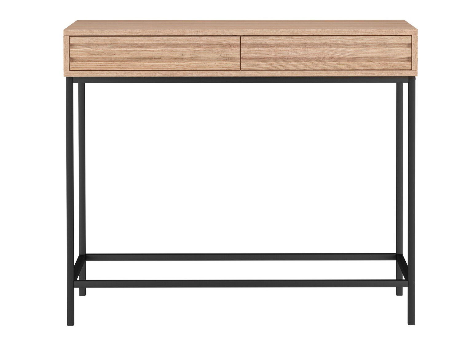 Konzolni stolić Denton 846 (Crna + Hrast)