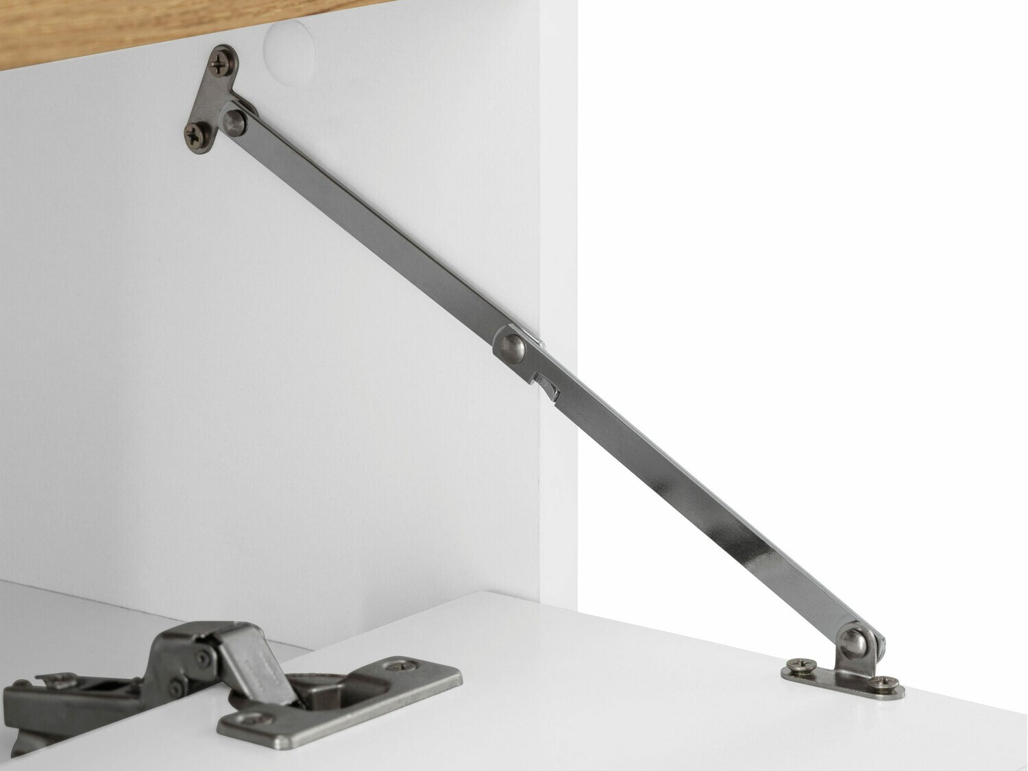 Samostojeći kupaonski ormarić za umivaonik Denton 840 (Bijela + Hrast)