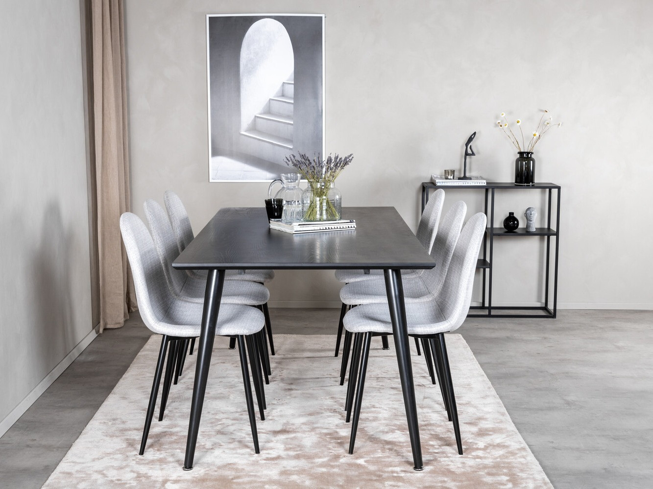 Blagovaonski set Dallas 2577 (Crna)