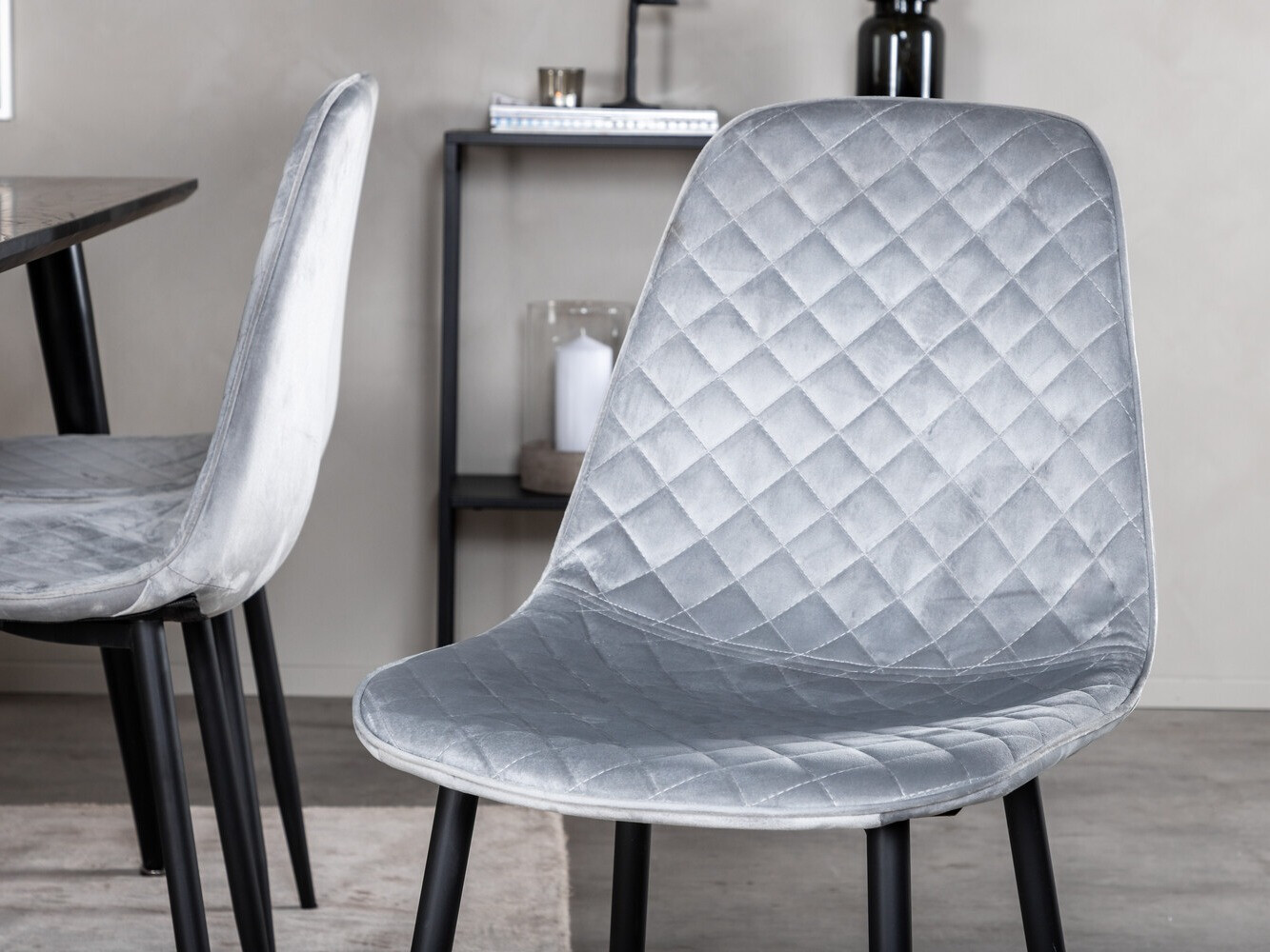 Blagovaonski set Dallas 2596 (Siva + Crna)