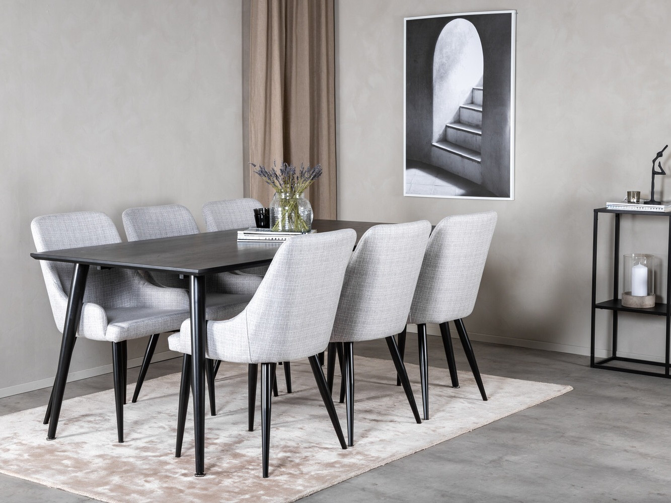 Blagovaonski set Dallas 2599 (Crna)