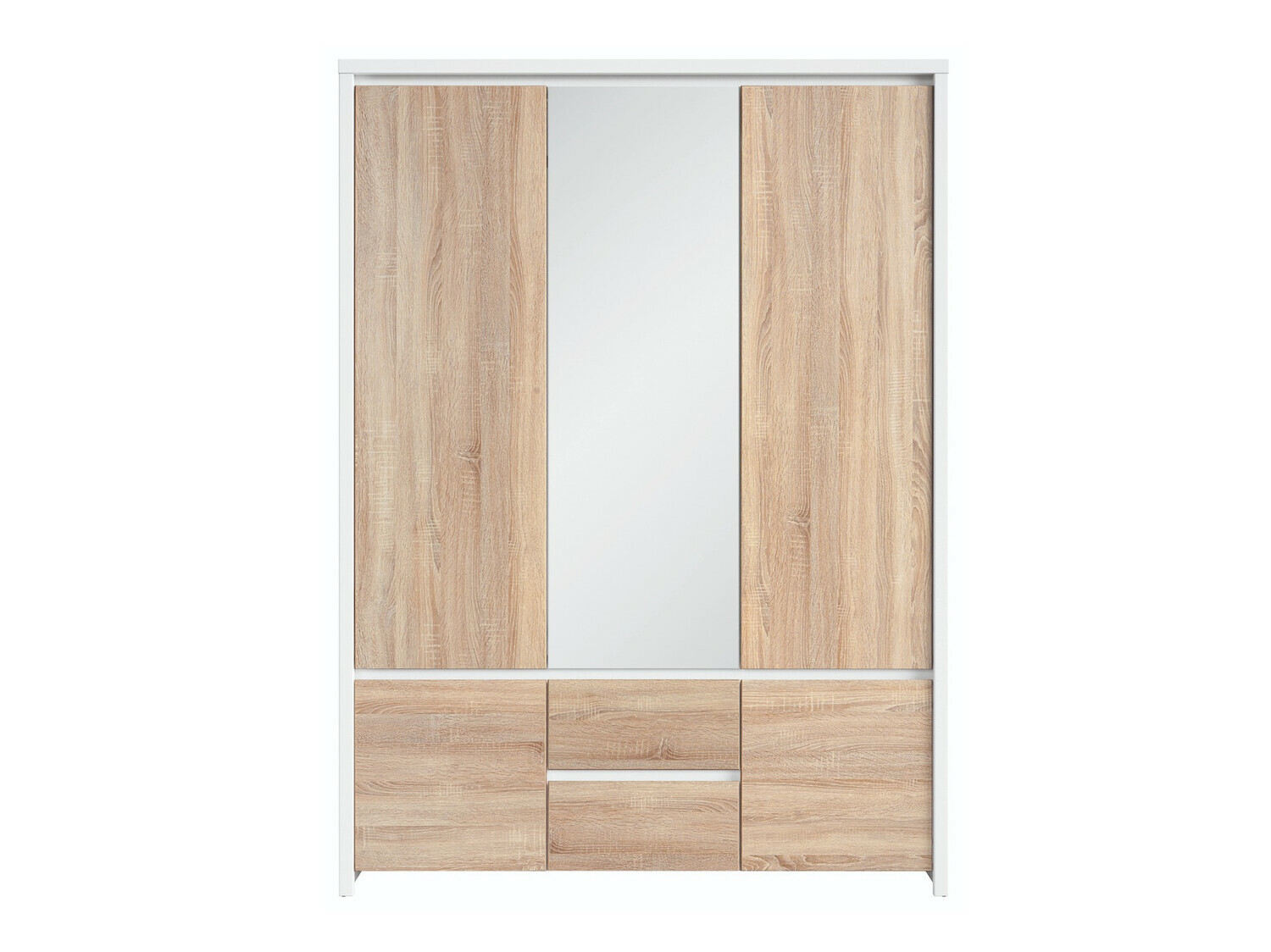 Ormar Nolroma 118 (Bijela + Sonoma hrast)