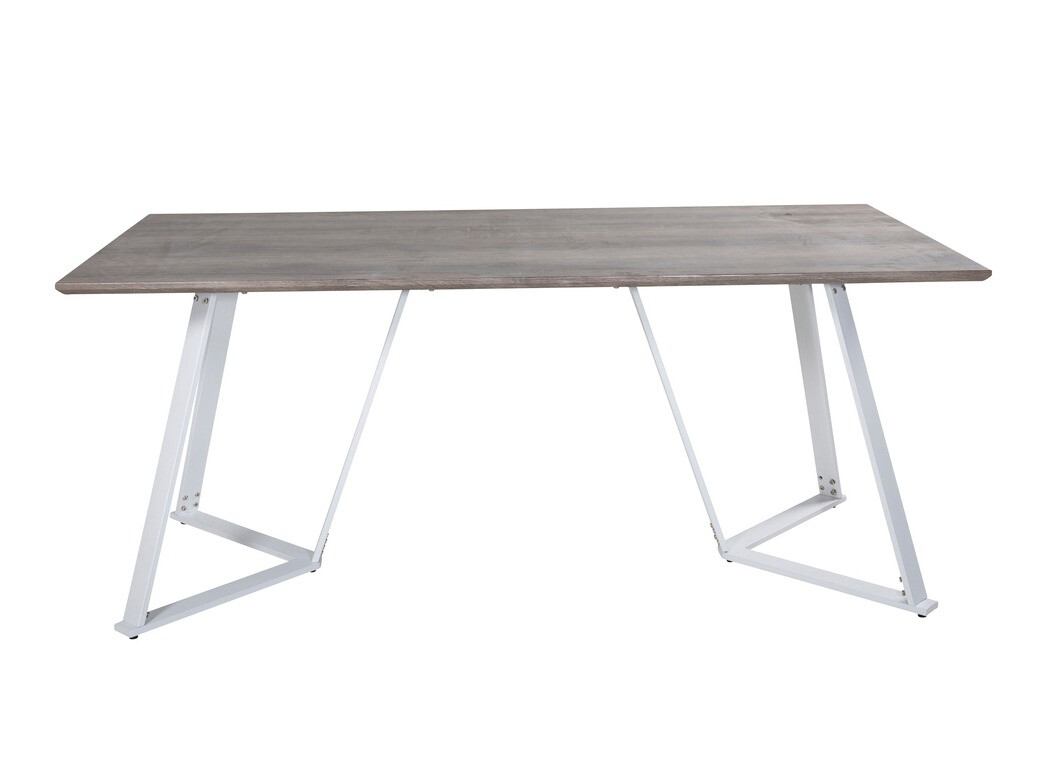 Blagovaonski set Dallas 1973 (Bijela + Svijetlo siva)