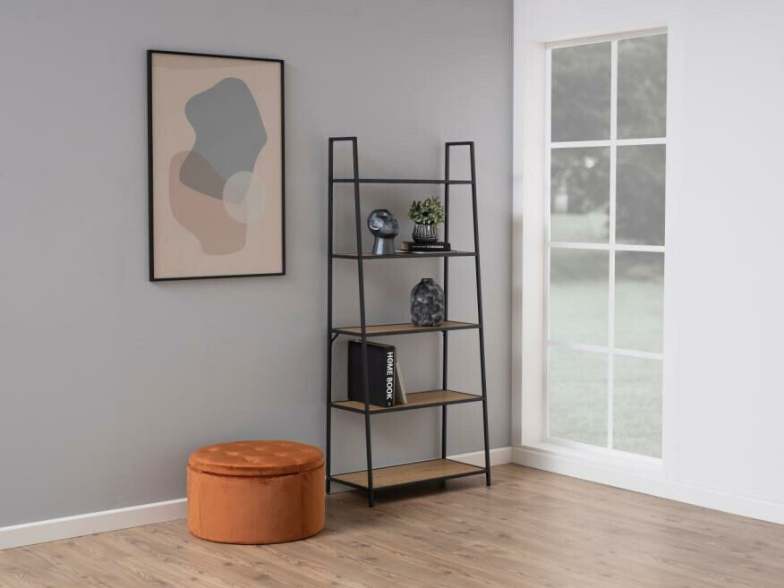 Polica Norsica Sevferi 156 (Crna + Divlji hrast)