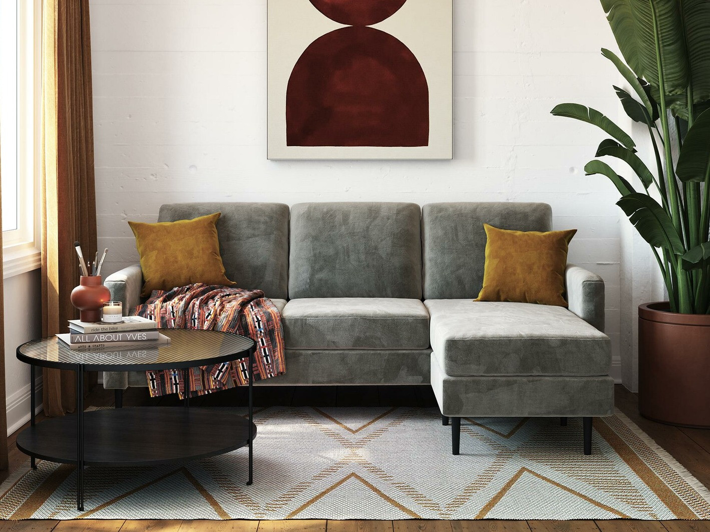 Tapecirani namještaj Tulsa 422 (Svijetlo siva)