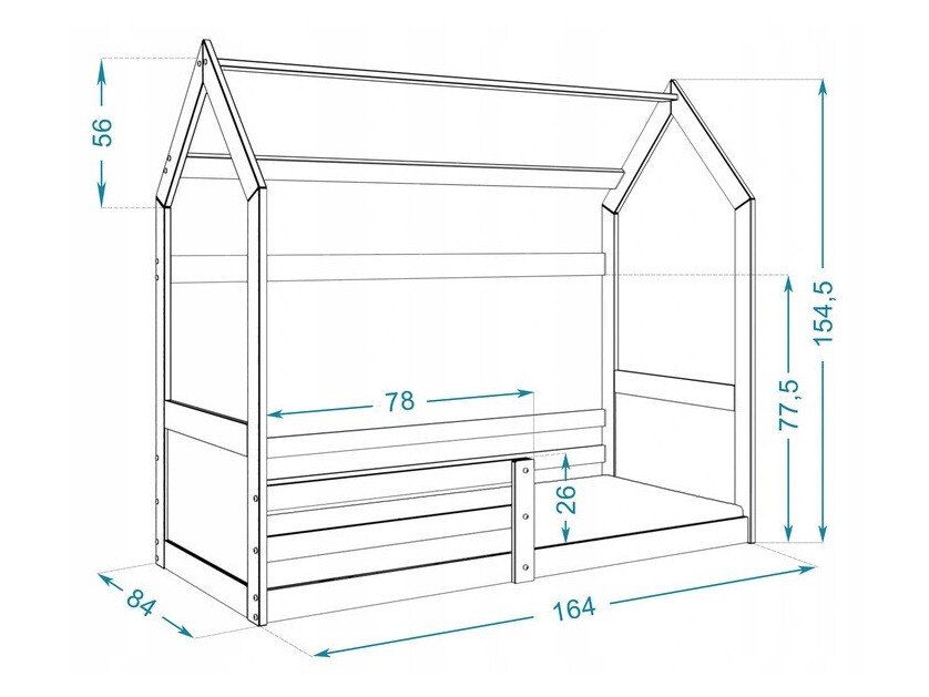 Krevet Aurora 174 (Bor)