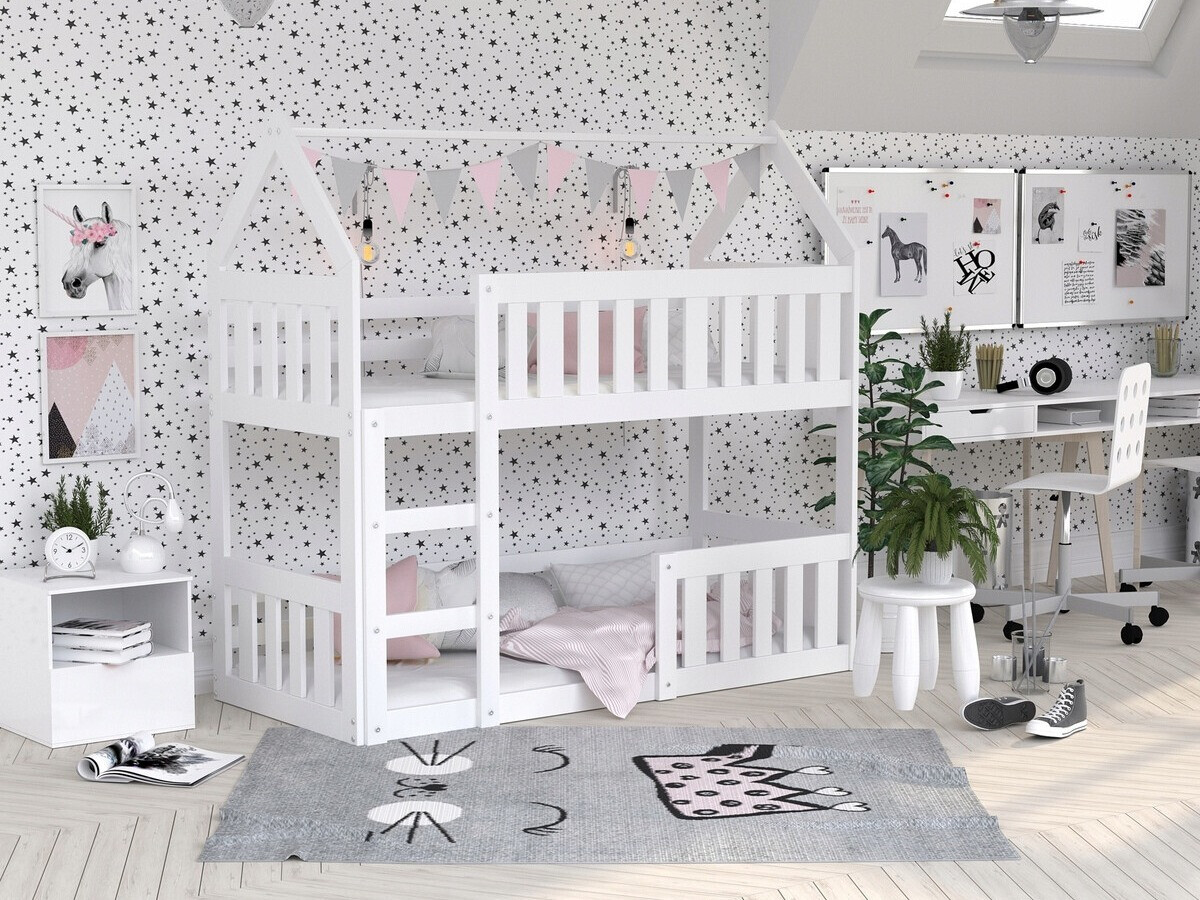 Dvokatan krevet Aurora 175 (Bijela)