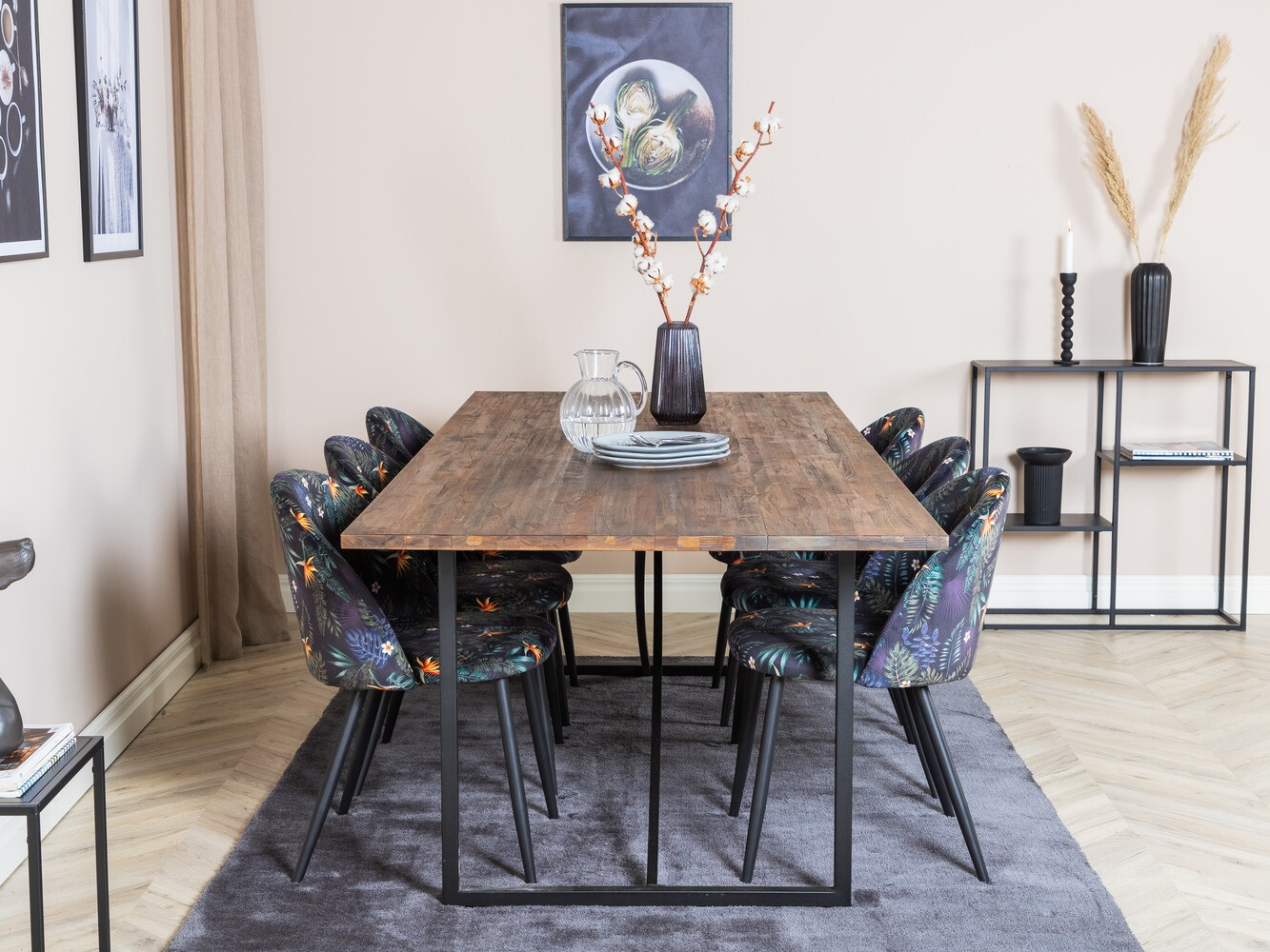 Blagovaonski set Dallas 1598 (Cvjetni uzorak)