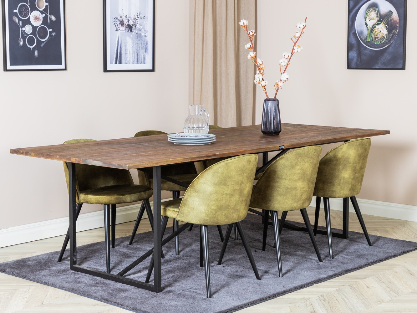 Blagovaonski set Dallas 1598 (Zagasito zelena)