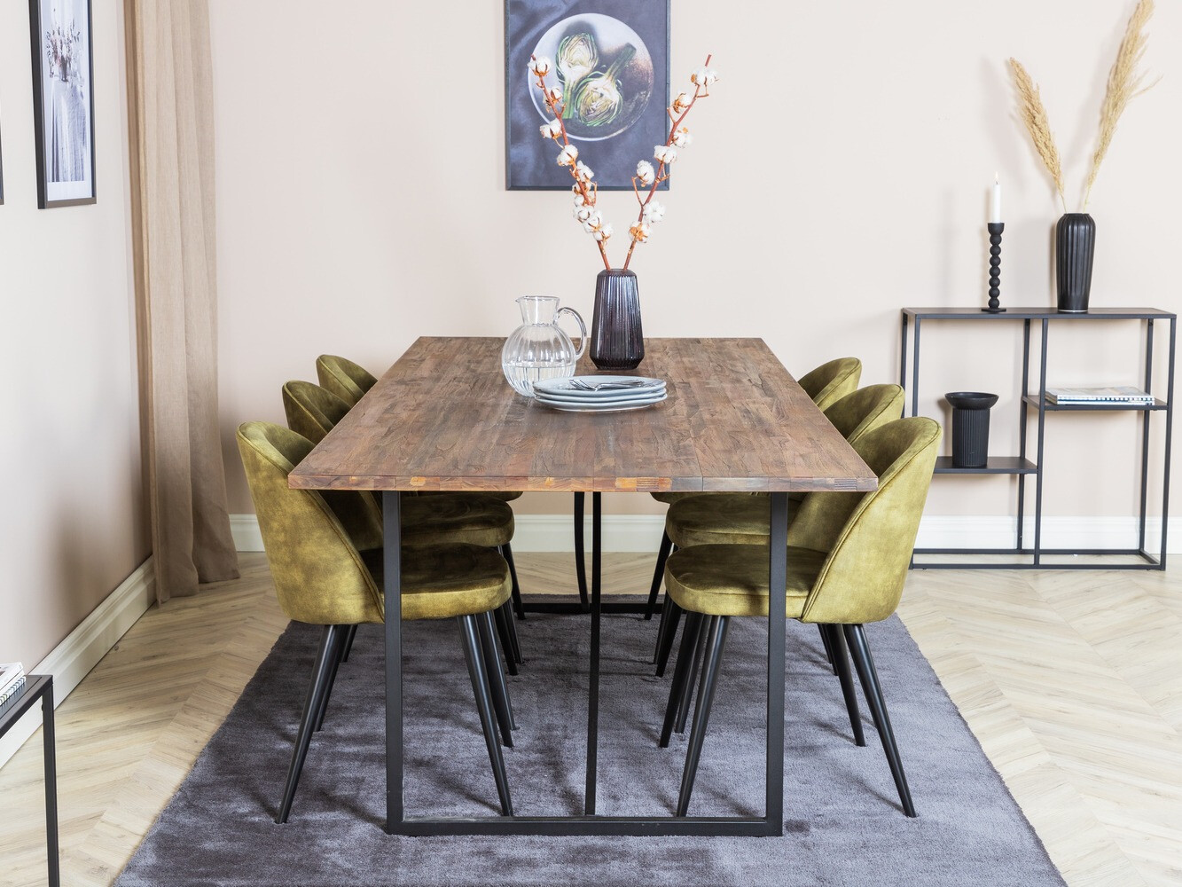 Blagovaonski set Dallas 1598 (Zagasito zelena)