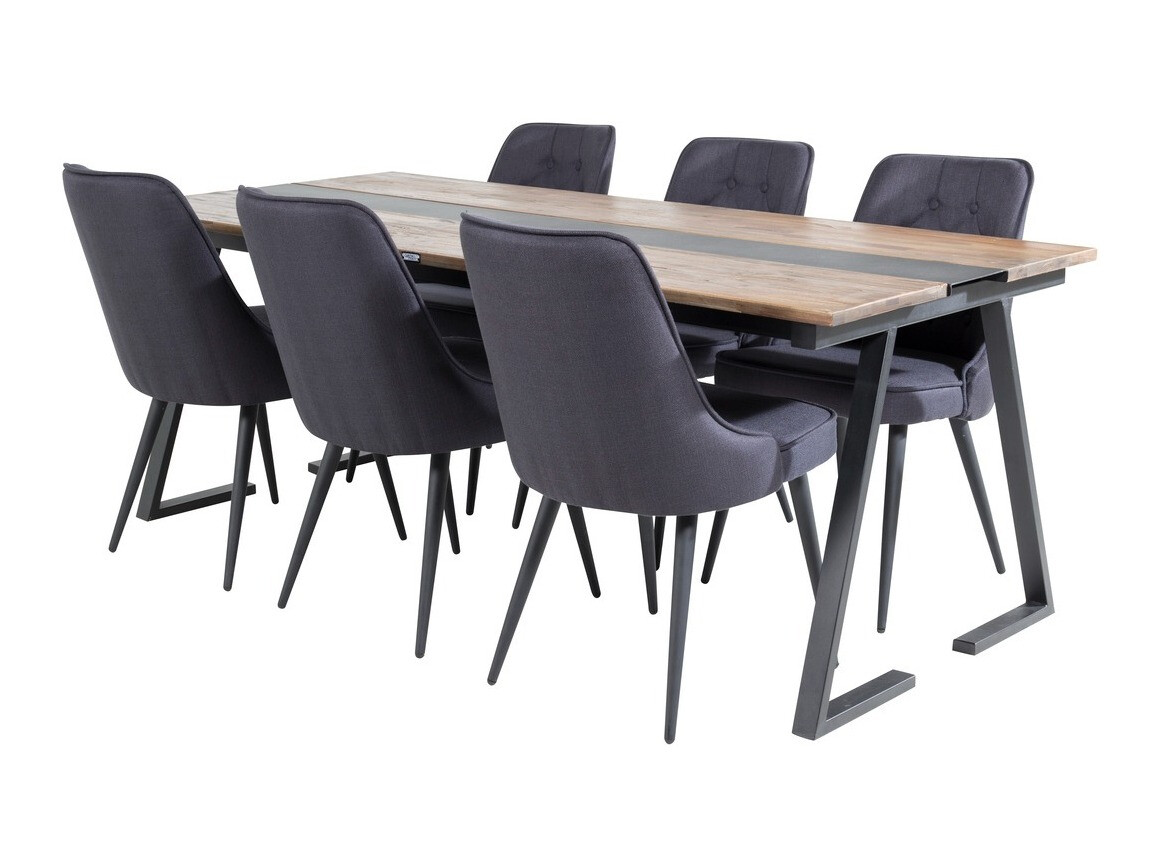 Blagovaonski set Dallas 1934 (Crna + Tamno plava)