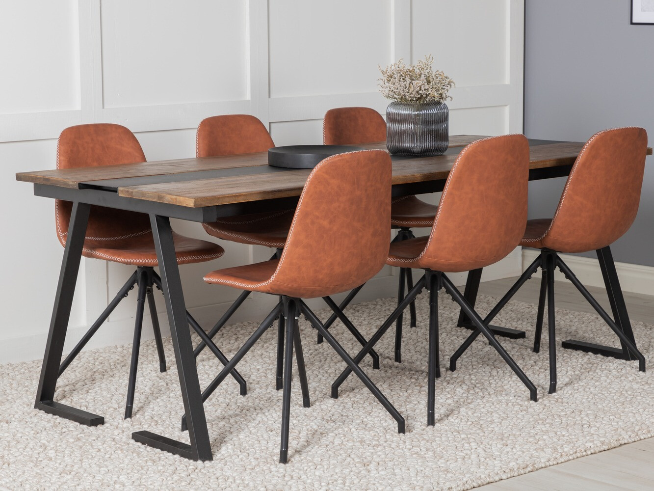 Blagovaonski set Dallas 1938 (Crna + Smeđa)