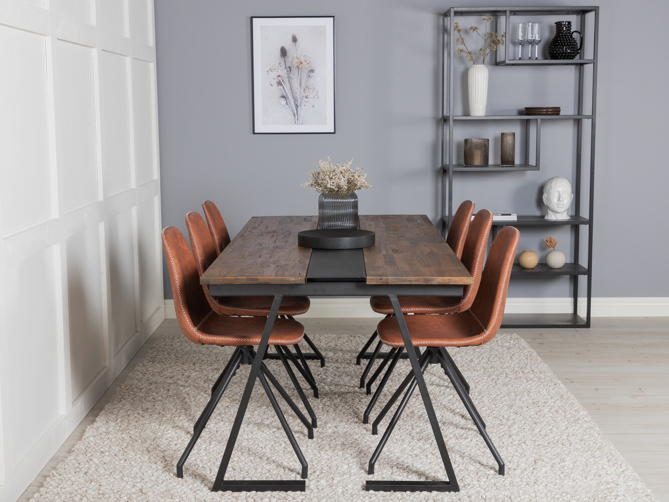 Blagovaonski set Dallas 1938 (Crna + Smeđa)