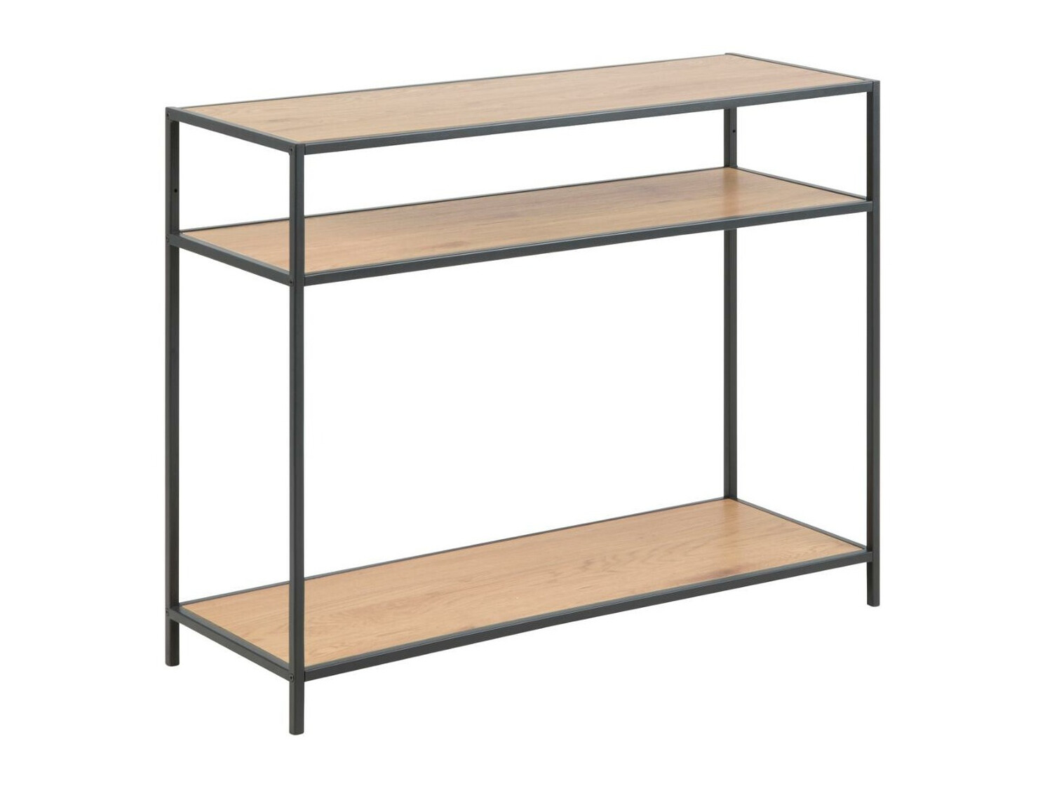 Konzolni stolić Norsica Sevferi 148 (Divlji hrast + Crna)