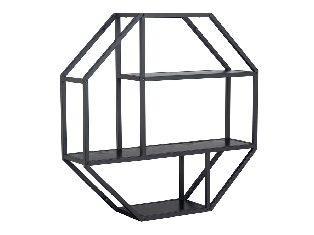 Zidna polica Norsica Sevferi 144 (Crna)