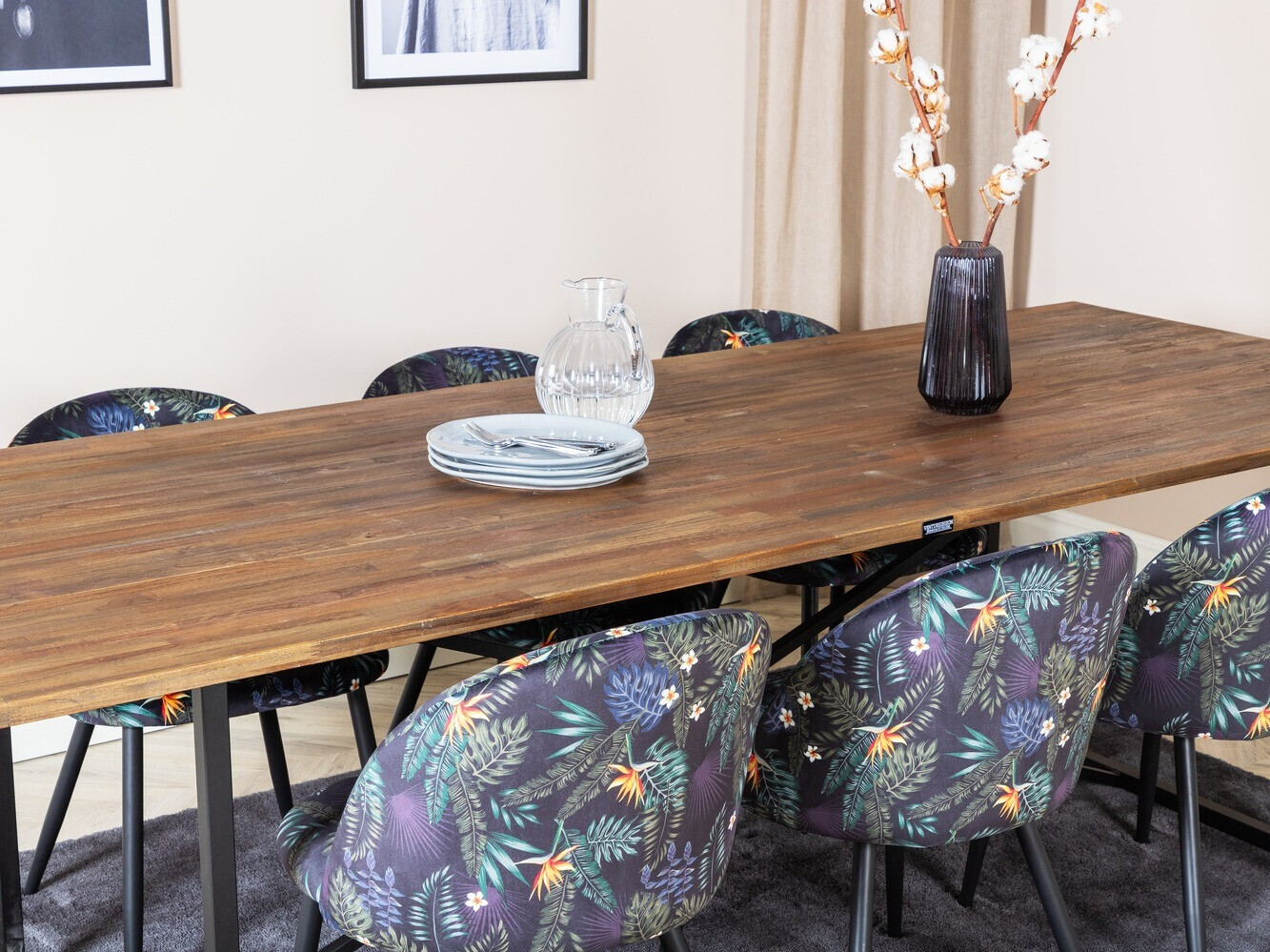 Blagovaonski set Dallas 1598 (Cvjetni uzorak)