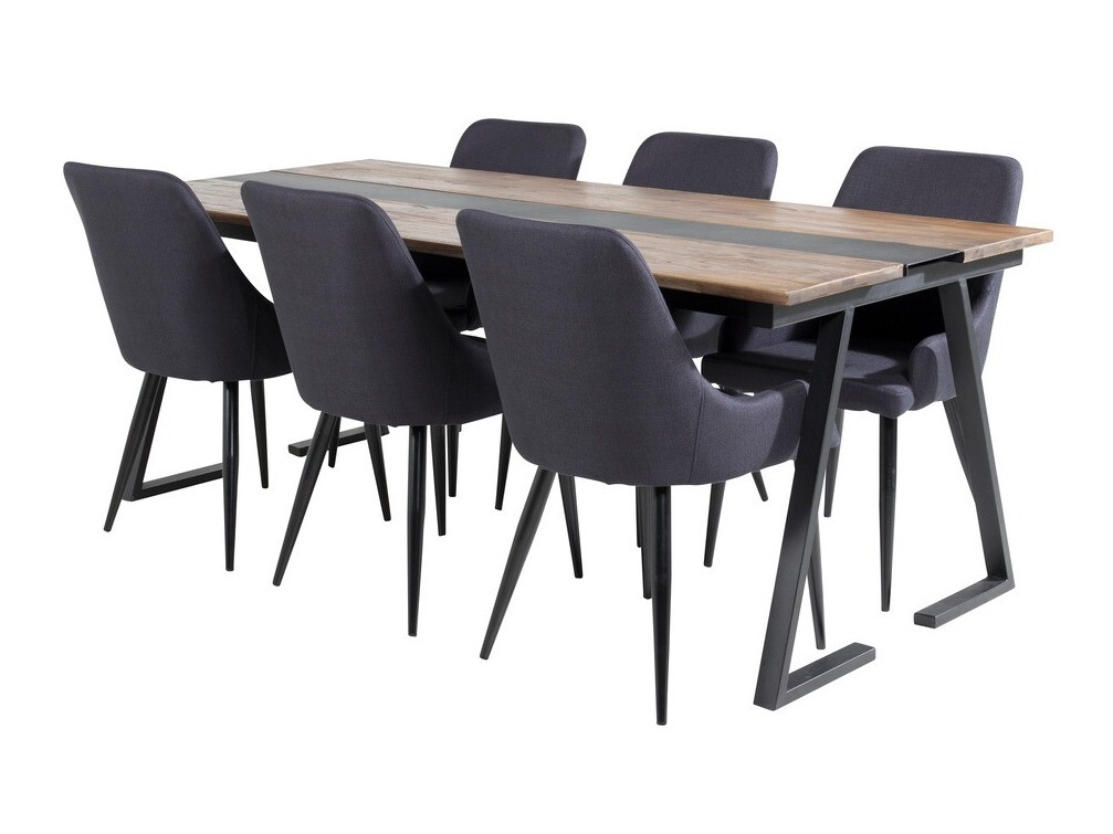 Blagovaonski set Dallas 1948 (Crna + Plava)