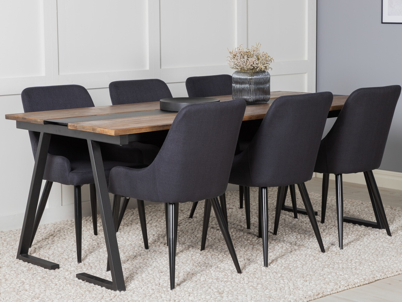 Blagovaonski set Dallas 1948 (Crna + Plava)