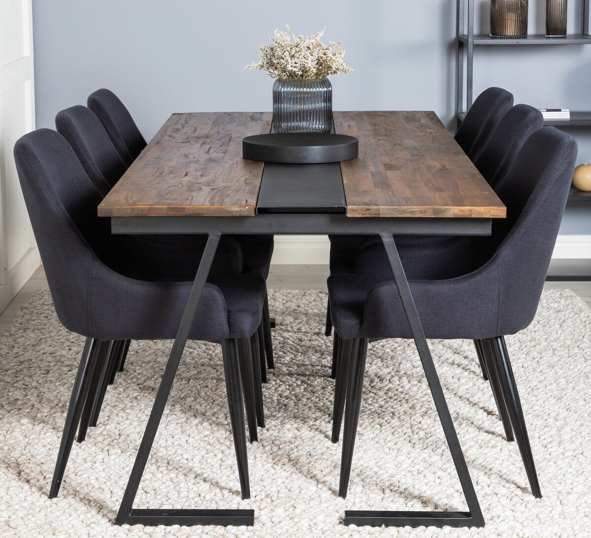 Blagovaonski set Dallas 1948 (Crna + Plava)