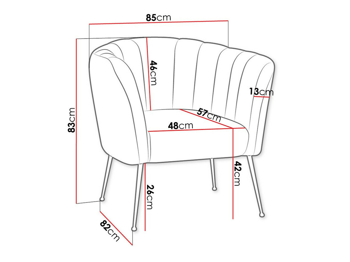 Fotelja Orem 112 (Magic Velvet 2234)