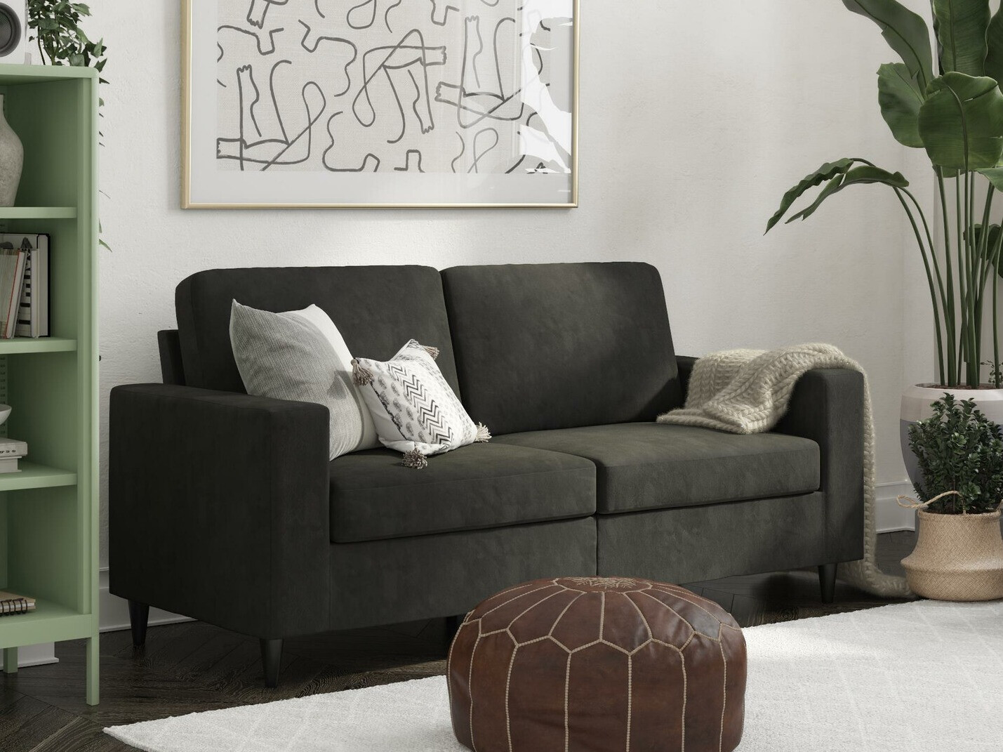 Kauč Tulsa 444 (Crna)