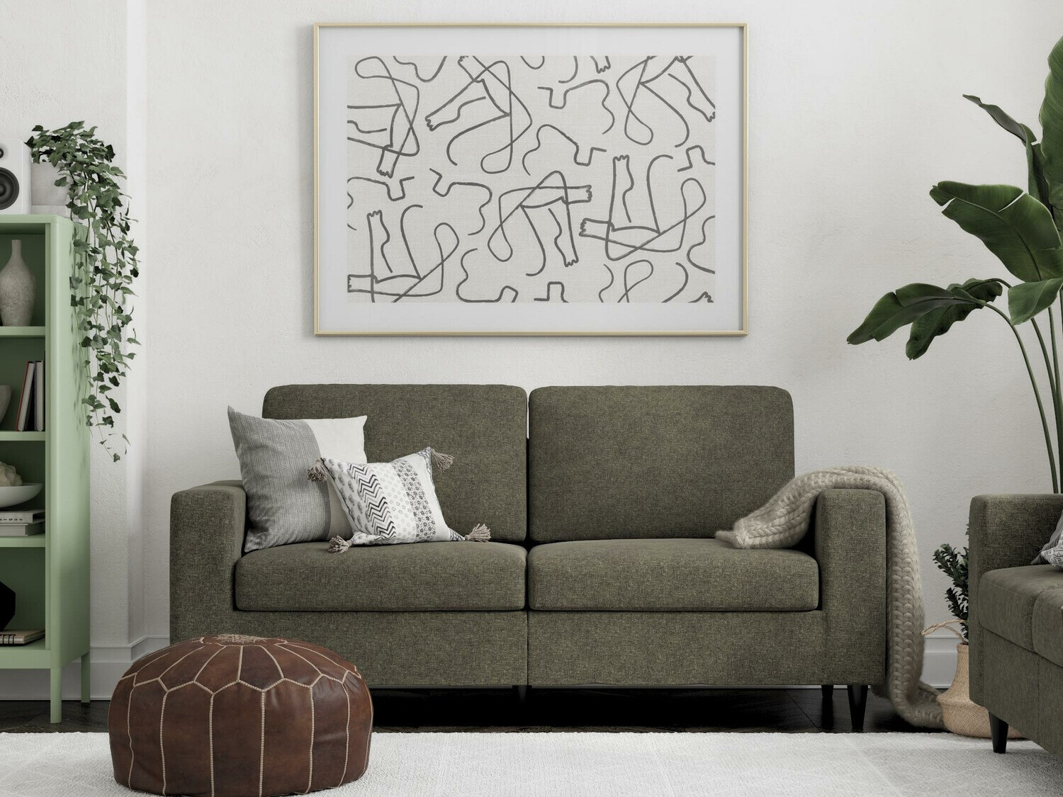 Kauč Tulsa 444 (Tamno siva)