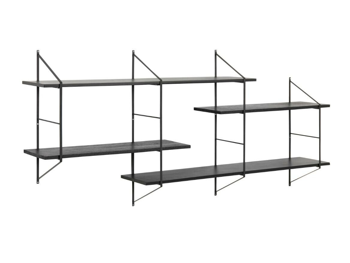 Zidna polica Norsica 447 (Crna)