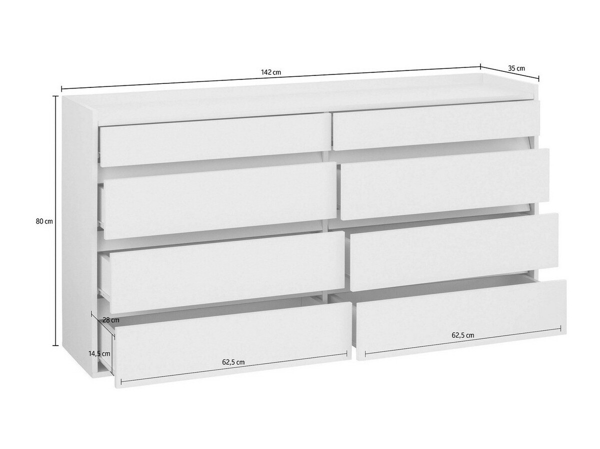 Komoda Ruvciri 100 (Bijela)