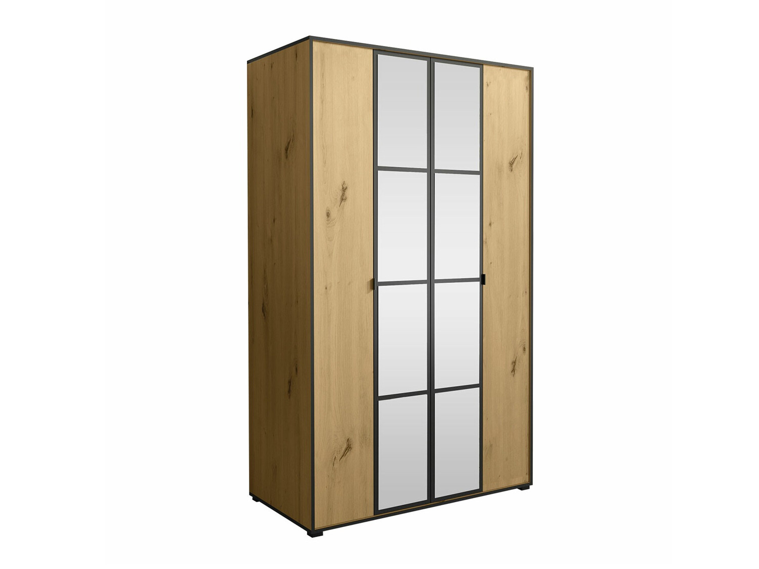 Ormar Toledo 117 (Hrast Artisan + Crna)