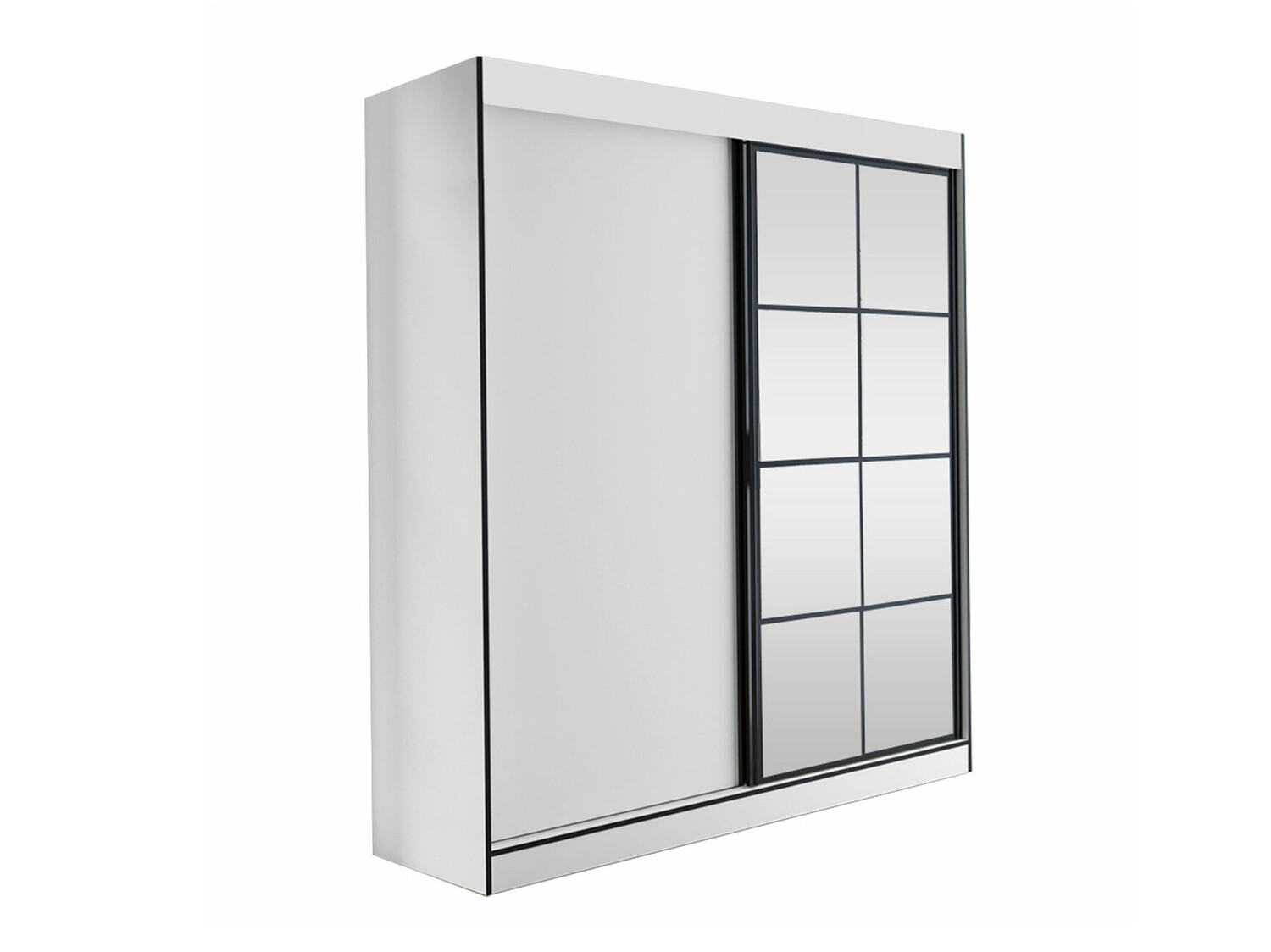 Ormar Toledo 118 (Bijela + Crna)