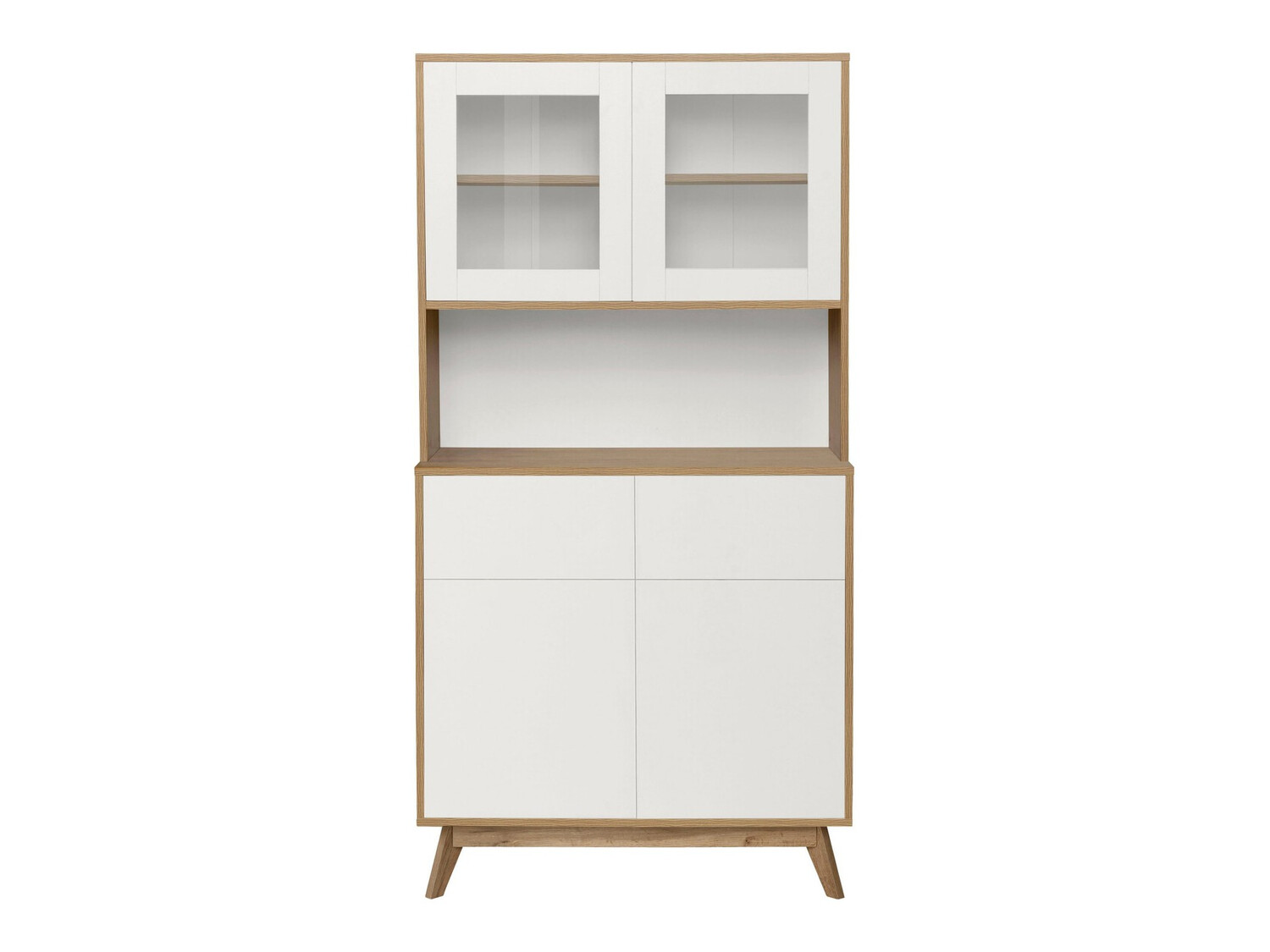 Polica Denton 890 (Bijela + Hrast)