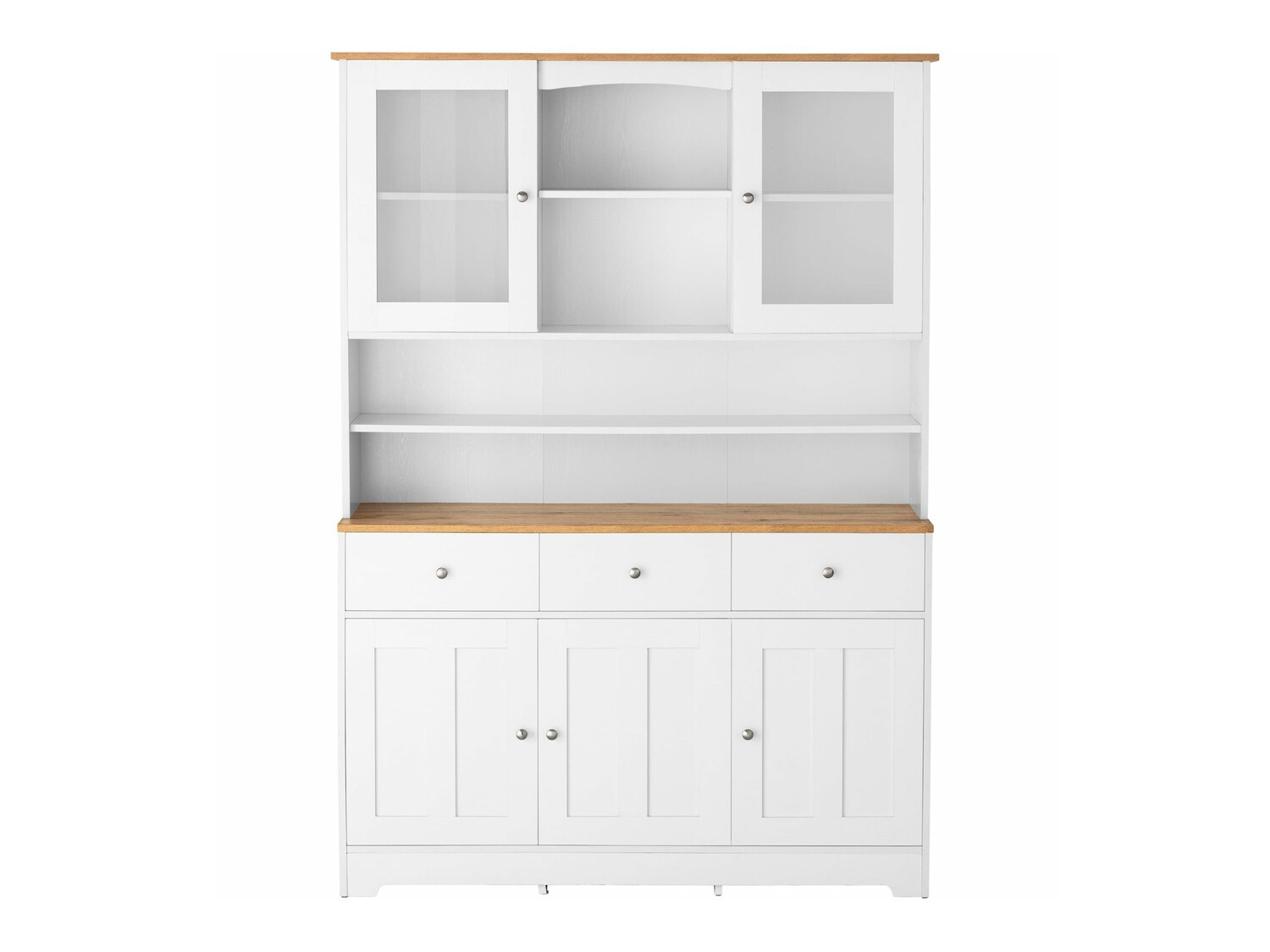 Polica Denton 893 (Bijela + Hrast)