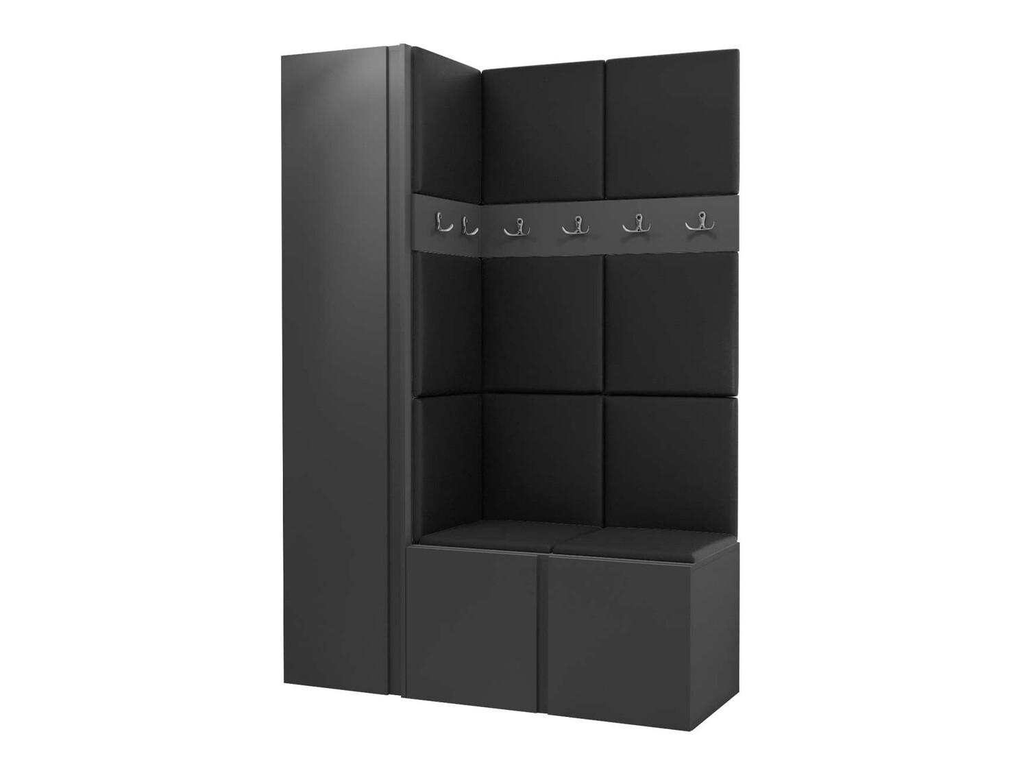 Set za hodnik Hartford 471 (Grafit)