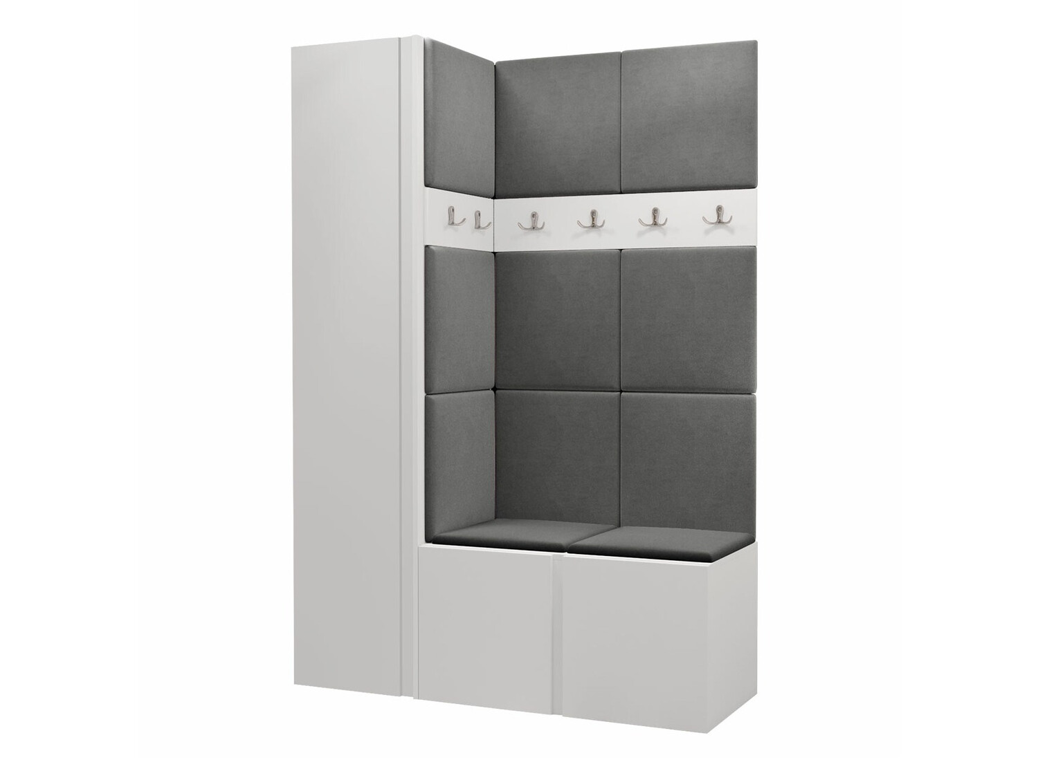 Set za hodnik Pinis IX (Bijela)