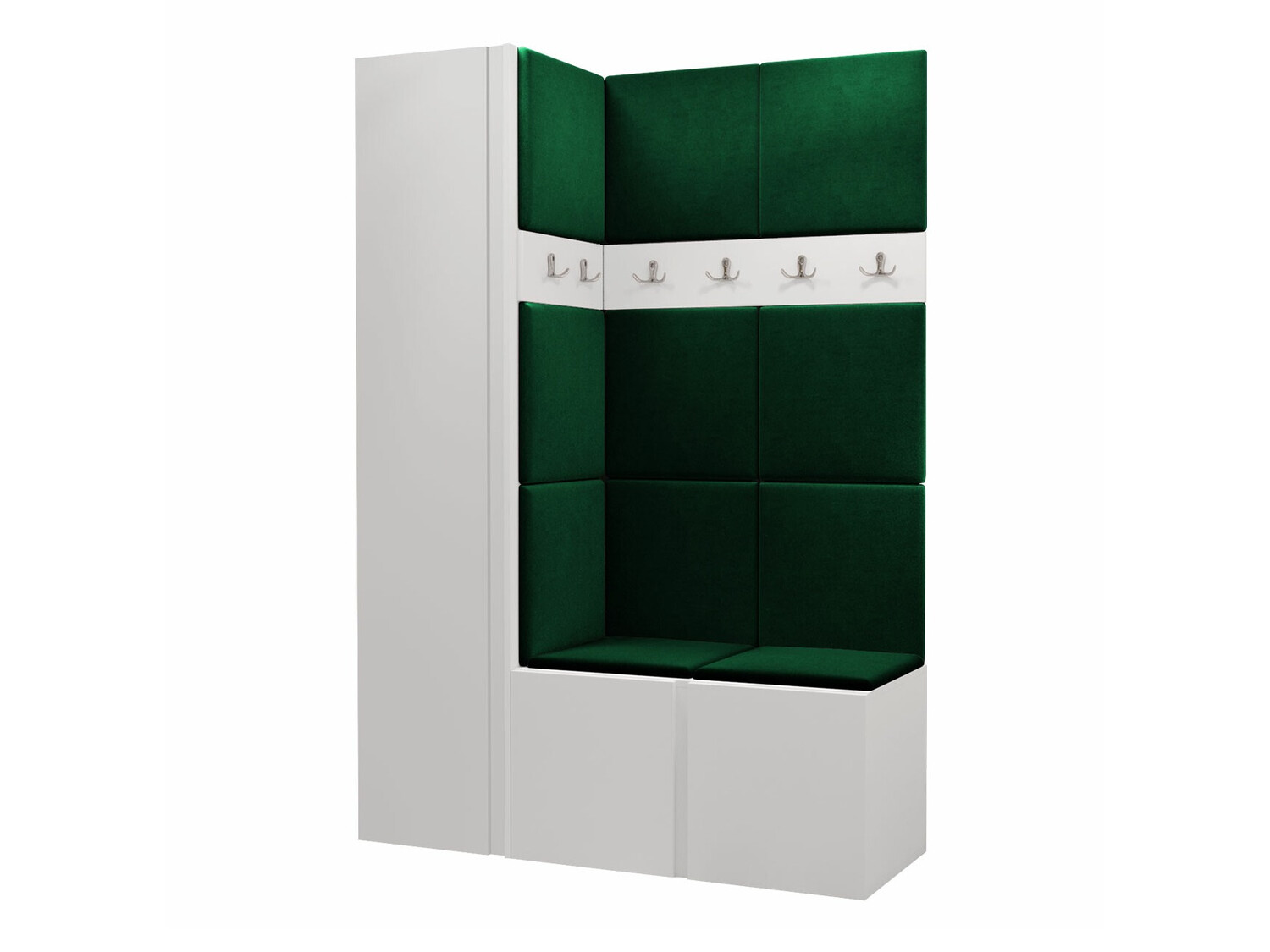 Set za hodnik Pinis IX (Bijela)