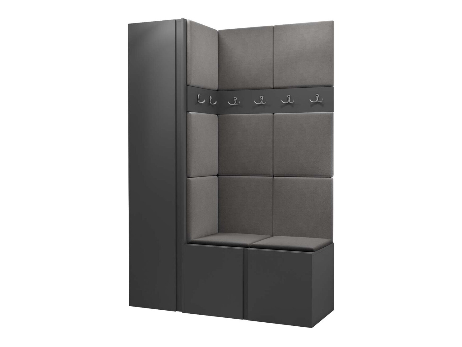 Set za hodnik Pinis IX (Grafit)