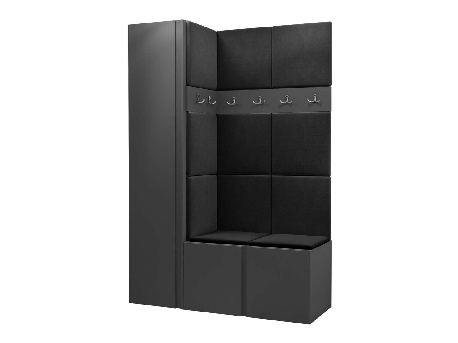 Set za hodnik Pinis IX (Grafit)