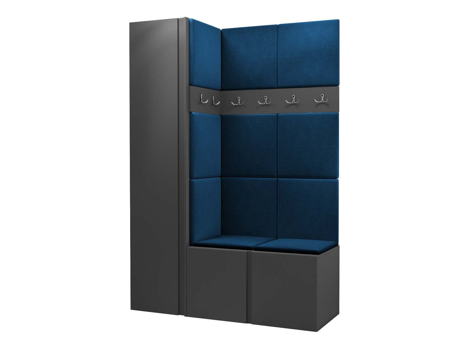 Set za hodnik Pinis IX (Grafit)