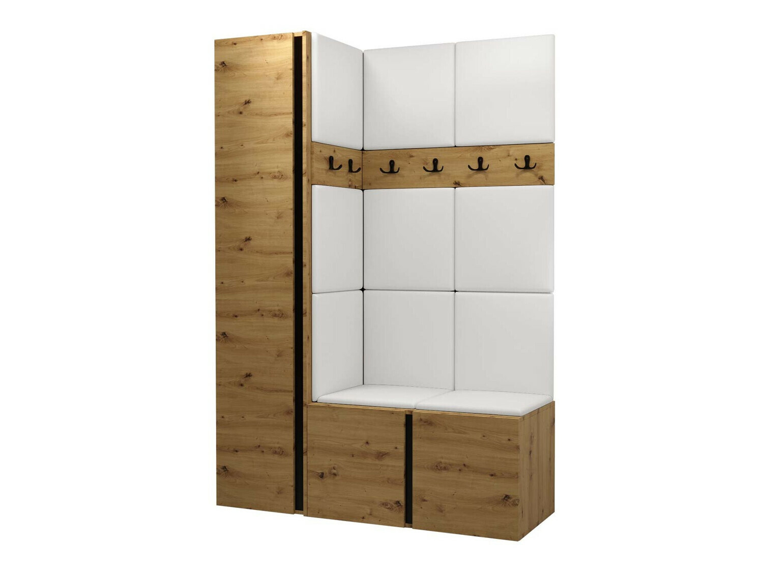 Set za hodnik Pinis IX (Hrast Artisan)