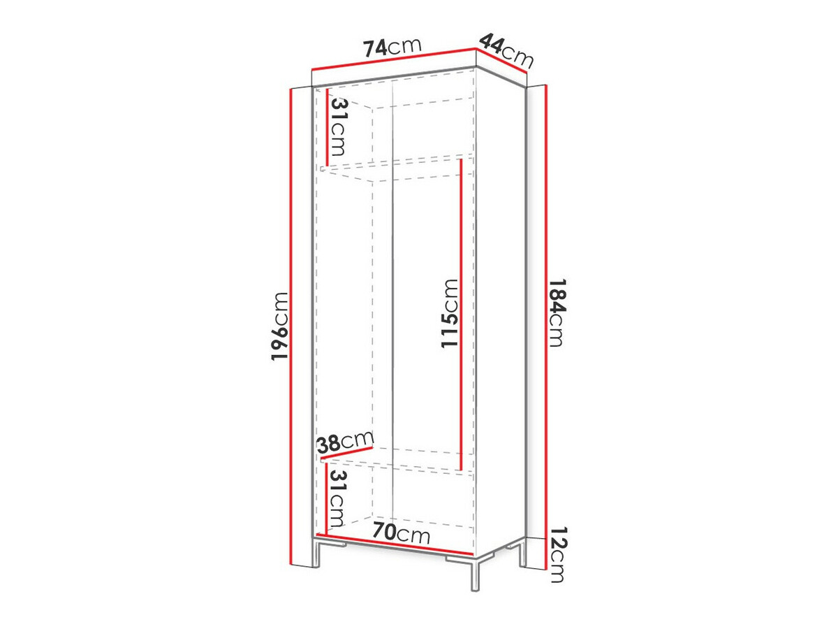 Ormar Nomal (Crna + Zlatna)