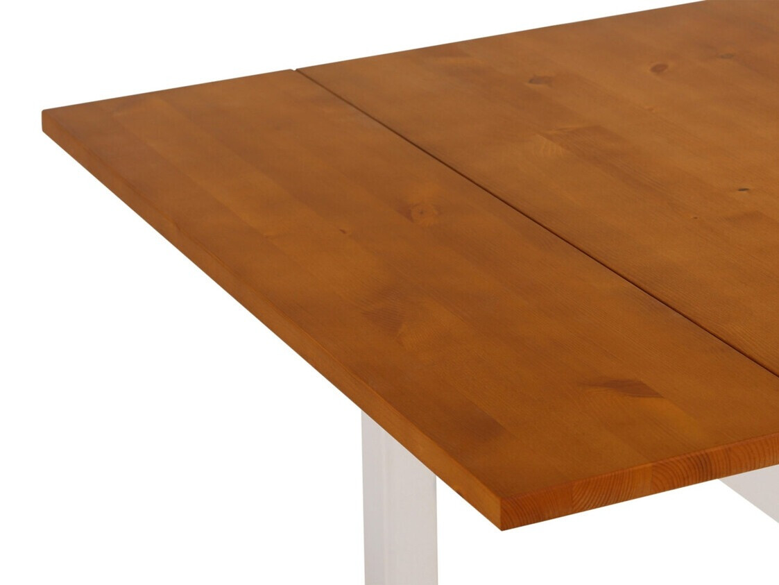 Stol Denton 878 (Bijela + Hrast u boji meda)